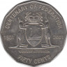 Монета. Австралия. 50 центов 2001 год. Столетие конфедерации. Западная Австралия. ав.