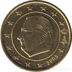 Монета. Бельгия. 10 центов 2005 год.