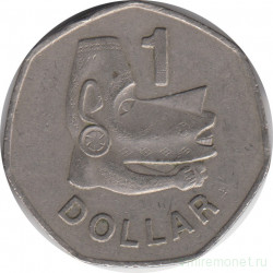 Монета. Соломоновы острова. 1 доллар 1997 год.