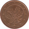Монета. Германия. 2 цента 2010 год. (A). ав.