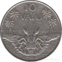 Монета. Вануату. 10 вату 1995 год.