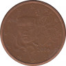 Монета. Франция. 1 цент 2006 год. ав.