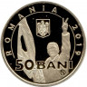 Монета. Румыния. 50 бань 2019 год. 30 лет Румынской революции декабря 1989 года. Пруф.