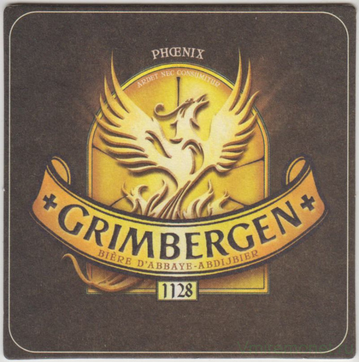 Подставка. Пиво  "Grimbergen", Латвия.