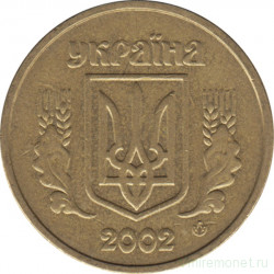 Монета. Украина. 1 гривна 2002 год.