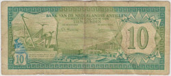 Банкнота. Нидерландские Антильские острова. 10 гульденов 1979 год. Тип 16а.
