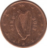 Монета. Ирландия. 1 цент 2013 год. ав.