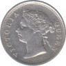 Монета. Гонконг. 5 центов 1899 год. рев.