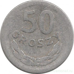 Монета. Польша. 50 грошей 1957 год. 