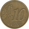 Монета. Испания. 10 центов 2002 год. рев.