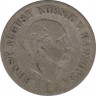 Монета. Ганновер (Германский союз). 1/12 таллера (3 мариенгрошена) 1847 год. ав.