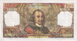 Банкнота. Франция. 100 франков 1977 год. Тип 149f.