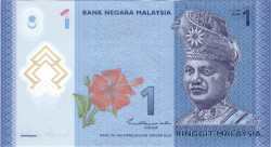 Банкнота. Малайзия. 1 ринггит 2021 год. Тип 51с.