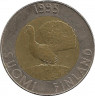 Аверс. Монета. Финляндия. 10 марoк 1995 год.