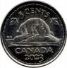 Монета. Канада. 5 центов 2023 год. 70 лет правления Елизаветы II.