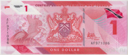 Банкнота. Тринидад и Тобаго. 1 доллар 2020 год. Тип W60.