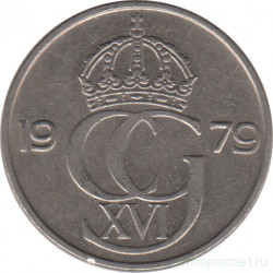 Монета. Швеция. 50 эре 1979 год.