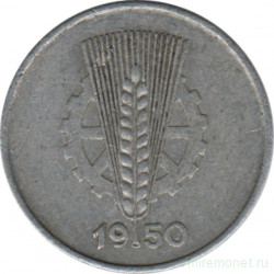 Монета. ГДР. 1 пфенниг 1950 год (А).