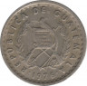 Монета. Гватемала. 10 сентаво 1976 год. ав.