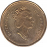 Монета. Канада. 1 доллар 1992 год. 125 лет Конфедерации Канада. рев.