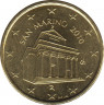Монета. Сан-Марино. 10 центов 2010 год. ав.
