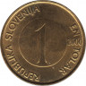 Монета. Словения. 1 толар 2000 год. ав.