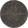 Монета. Силезия (Германия). 3 крейцера 1782 год. ав.