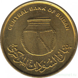 Монета. Судан. 1 пиастр 2006 год.