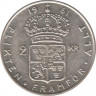 Монета. Швеция. 2 кроны 1961 год. ав.