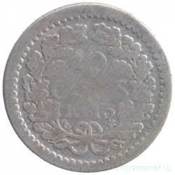 Монета. Нидерланды. 10 центов 1915 год.
