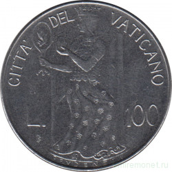 Монета. Ватикан. 100 лир 1980 год.