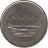 Монета. Канада. 25 центов 1992 год. 125 лет Конфедерации Канада. Британская Колумбия. ав.