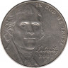 Монета. США. 5 центов 2007 год. Монетный двор P. ав.