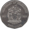 Монета. Австралия. 50 центов 2001 год. Столетие конфедерации. Виктория. ав.