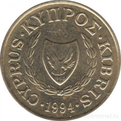 Монета. Кипр. 5 центов 1994 год.