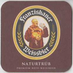 Подставка. Пиво "Franziskaner". Германия.