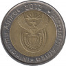 Монета. Южно-Африканская республика (ЮАР). 5 рандов 2012 год. ав.