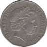 Монета. Австралия. 50 центов 2004 год. ав.