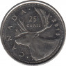 Монета. Канада. 25 центов 2013 год. ав.