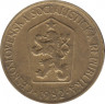  Монета. Чехословакия. 1 крона 1982 год. ав.