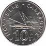 Монета. Новая Каледония. 10 франков 2001 год. рев.