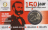 Монета. Бельгия. 2 евро 2014 год. 150 лет бельгийскому Красному кресту. (блистер, коинкарта). рев.