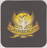 Подставка. Пиво  "Grimbergen". (Квадрат). оборот.