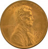 Монета. США. 1 цент 1987 год. Монетный двор D. ав