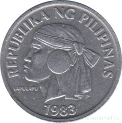 Монета. Филиппины. 1 сентимо 1983 год.