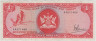 Банкнота. Тринидад и Тобаго. 1 доллар 1964 год. Тип 30а. ав.