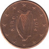 Монета. Ирландия. 1 цент 2014 год. ав.