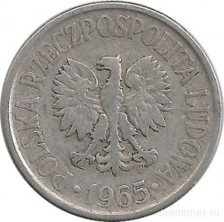 Монета. Польша. 50 грошей 1965 год. 