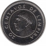 Монета. Гондурас. 20 сентаво 2016 год.