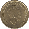 Монета. Дания. 10 крон 2011 год. ав.